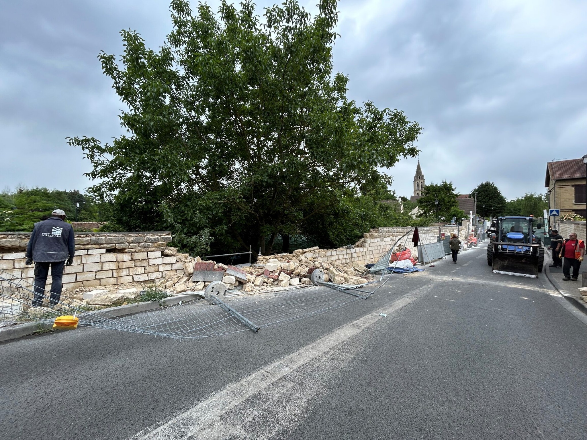 Cergy : Deux ouvriers blessés dans l’effondrement d’un mur en rénovation